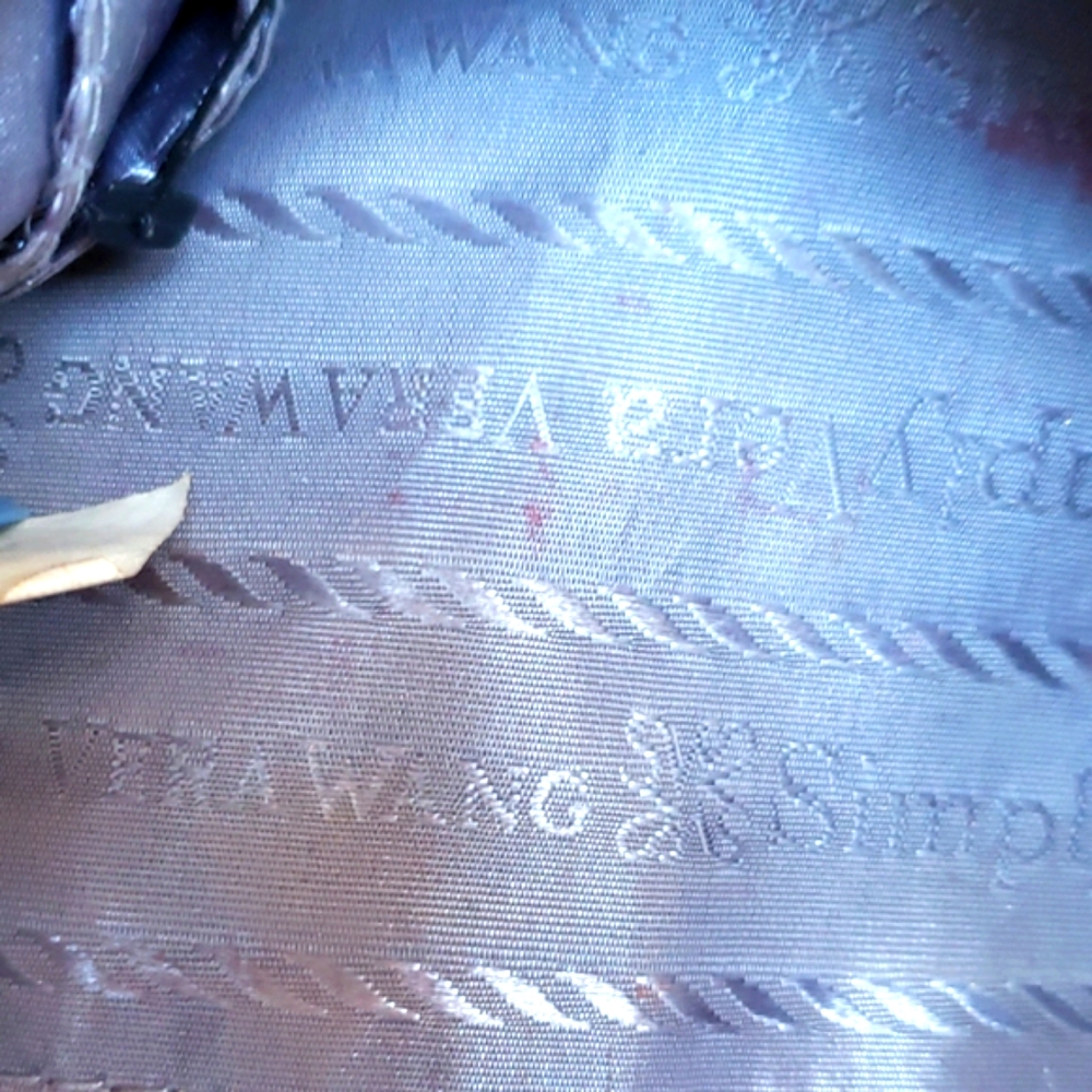 Simply Vera Wang Metallic Silver evening wristlet - Picture 6 of 11